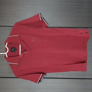 Armani exchange polo T-shirt red mens S